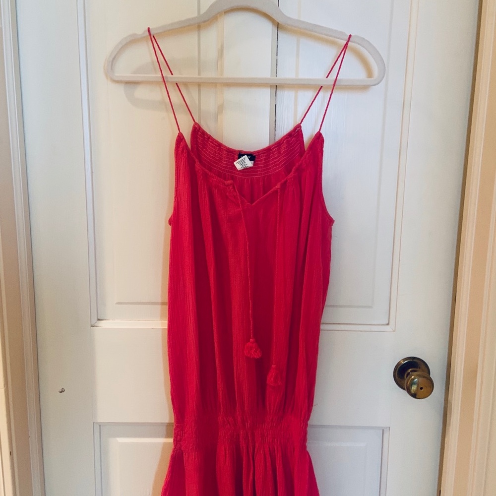 J. Crew ✨3 for $15✨ Y2K Vintage Pink Cotton Dress Cover Up Size XS